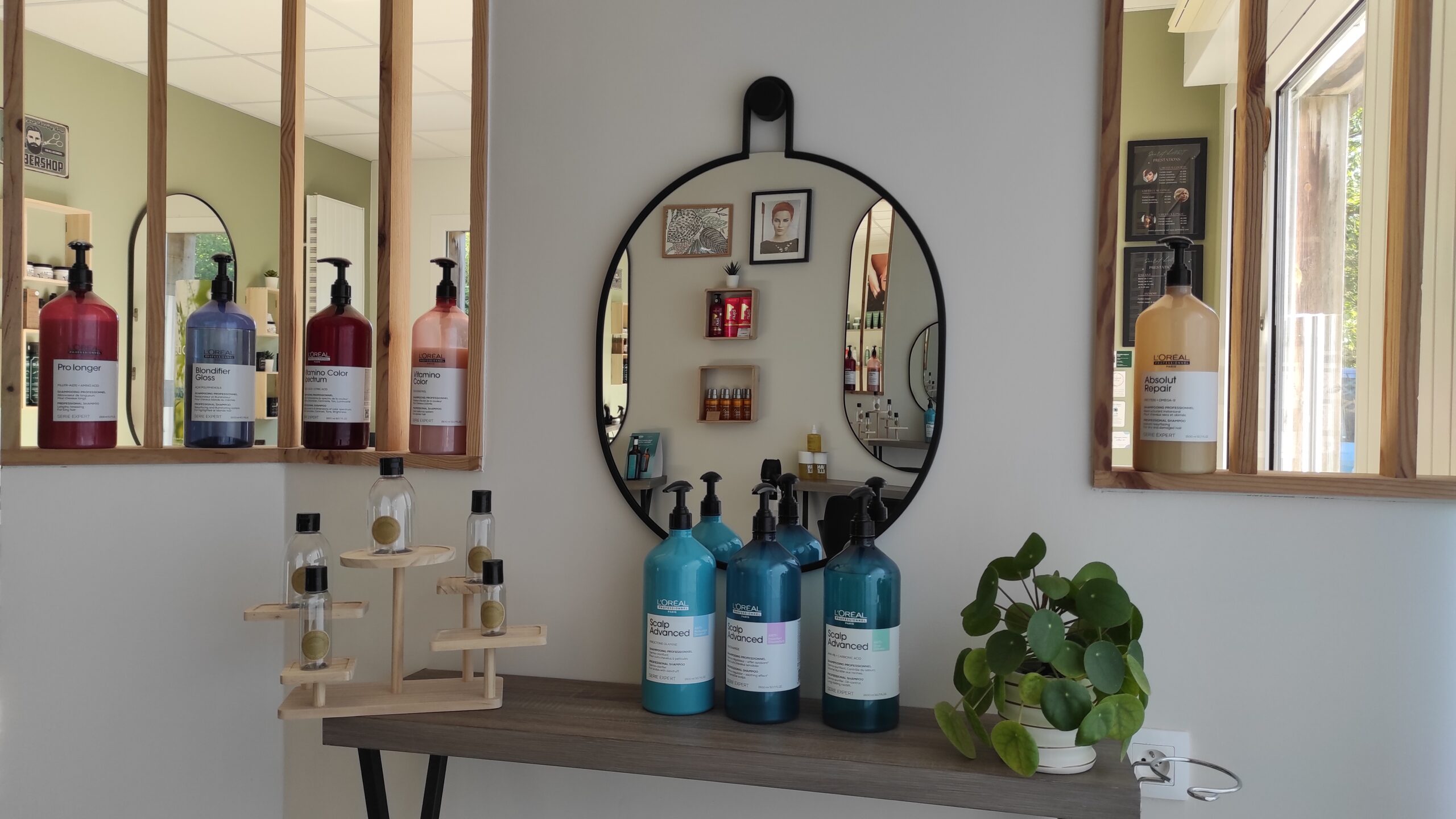 Bar à shampoing détail